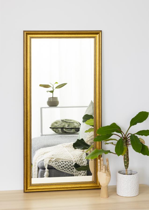 Espelho Rokoko Dourado 50x100 cm