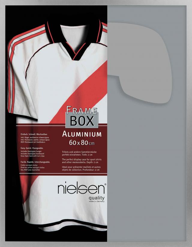 Moldura Nielsen Frame Caixa II Prateado 60x80 cm