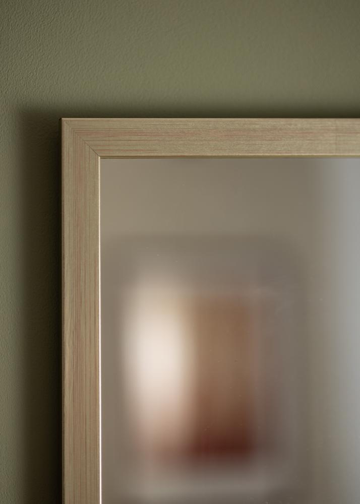 Espelho Prateado Wood 70x100 cm