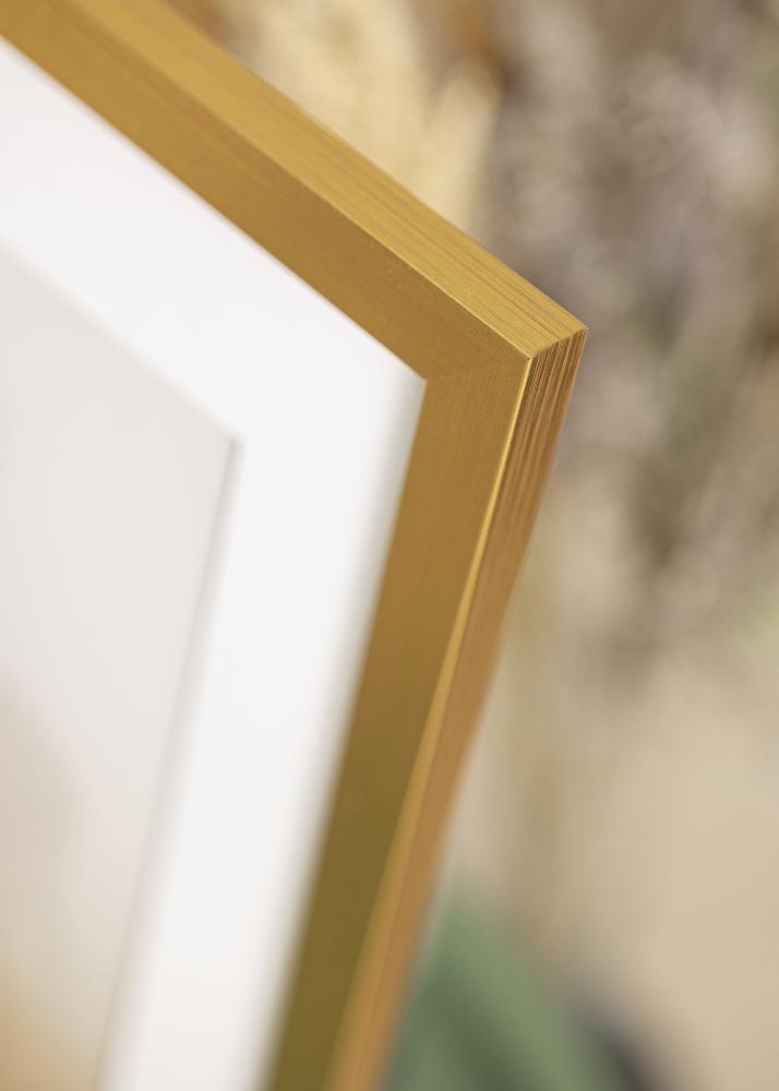 Moldura Gold Wood Vidro acrlico 70x100 cm
