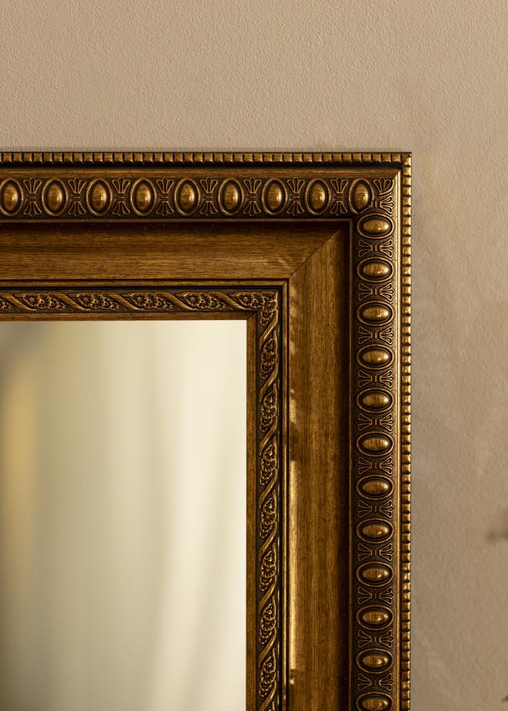 Espelho Oxford Dourado - Tamanho personalizvel