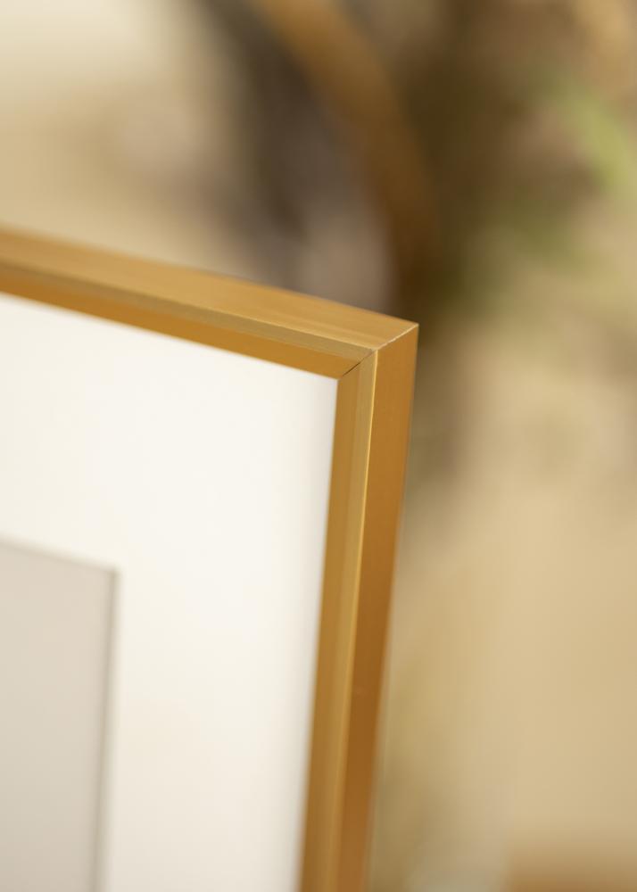 Moldura Desire Vidro acrlico Dourado 10x15 cm
