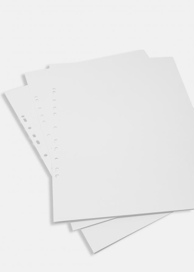 Folhas para álbuns Livro de recortes A3 - 10 Folhas brancas