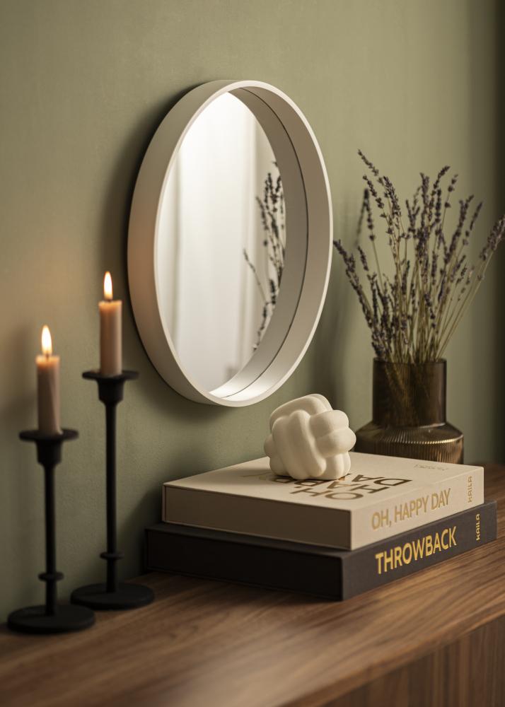 Espelho Reflection Branco 40 cm 