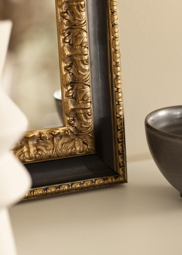 Espelho Drottningholm Dourado - Tamanho personalizvel