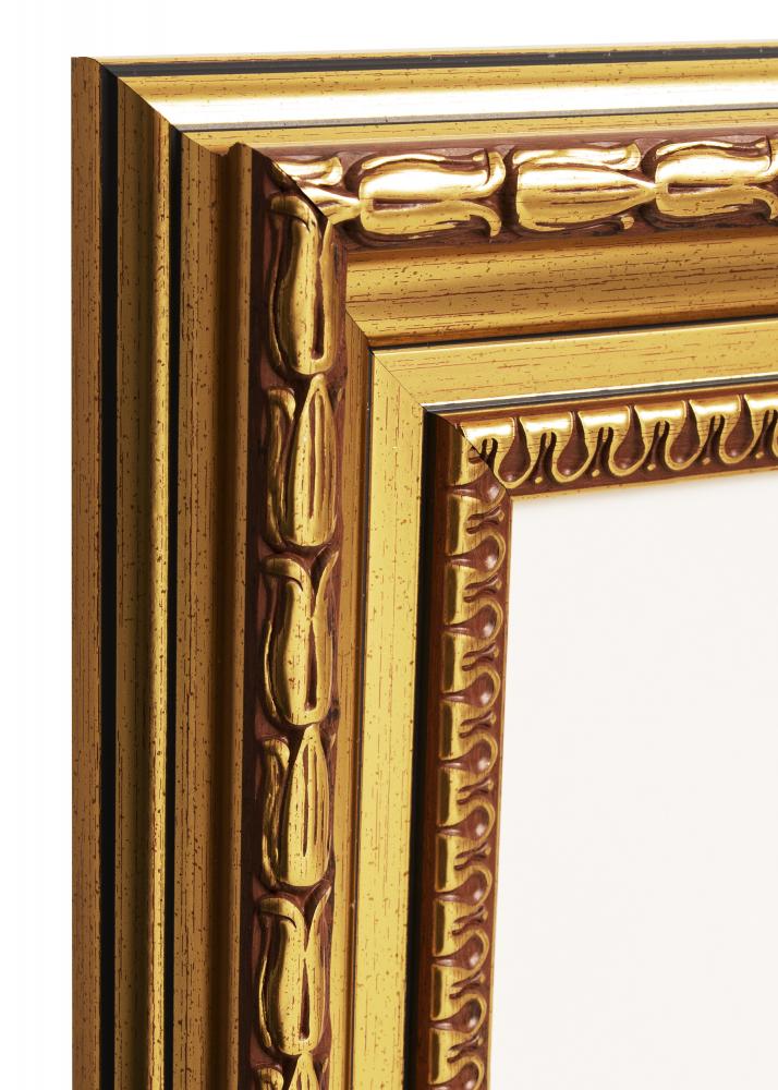 Espelho Birka Dourado - Tamanho personalizvel