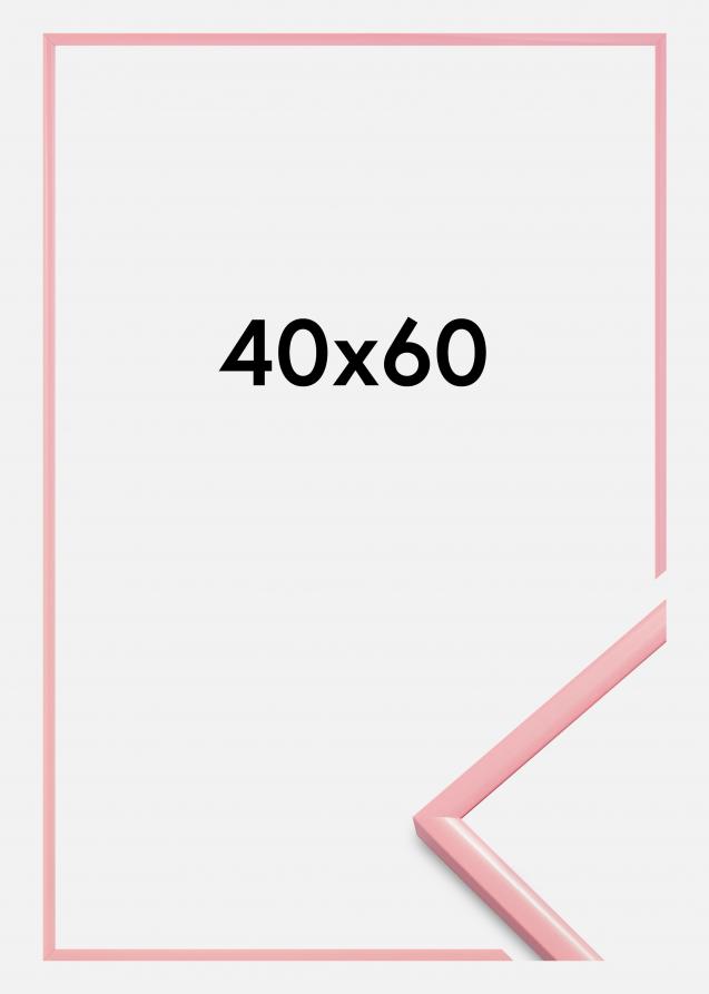Moldura New Lifestyle Vidro acrílico Cor-de-rosa 40x60 cm