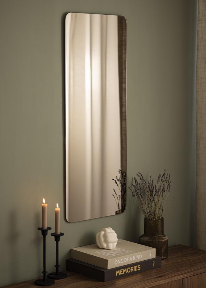 KAILA Espelho Rectangle Dfolha Bronze 40x100 cm