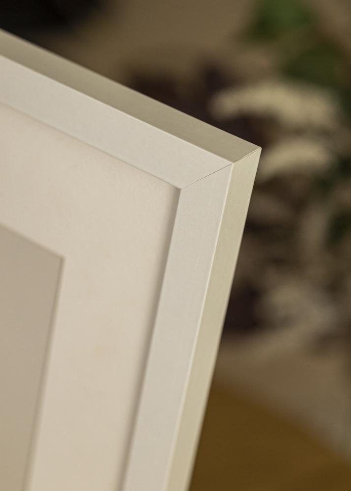 Moldura Selection Branco 30x40 cm - Passe-partout Branco 21x29,7 cm (A4)