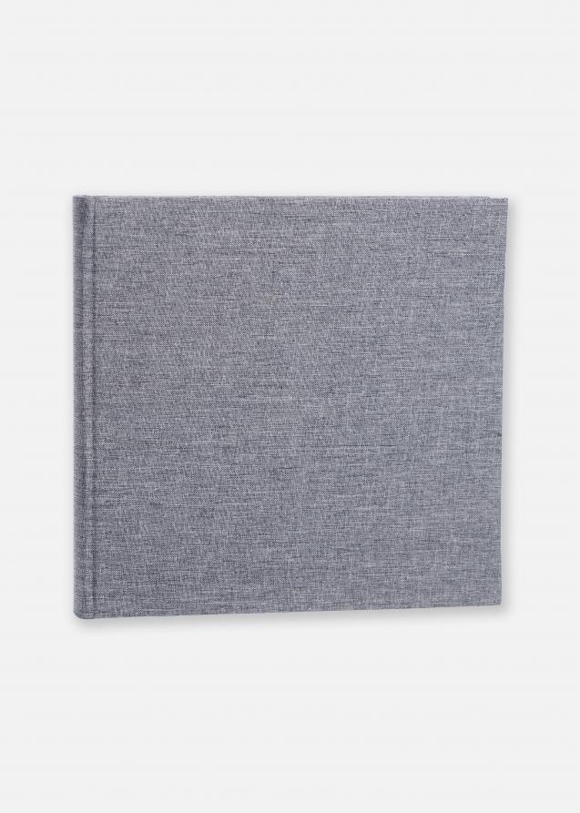 Base Line Canvas Cinzento 26x25 cm (40 Páginas brancas / 20 folhas)