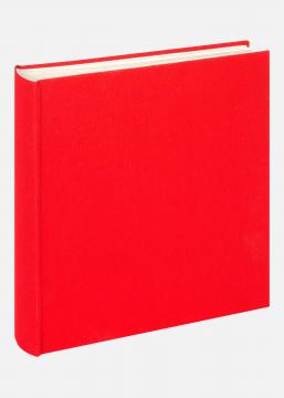 Cloth lbum Vermelho - 28x29 cm (100 Pginas brancas / 50 folhas)