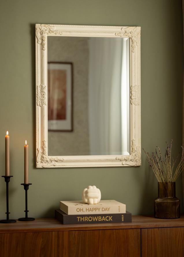 Espelho Bologna Branco 50x70 cm