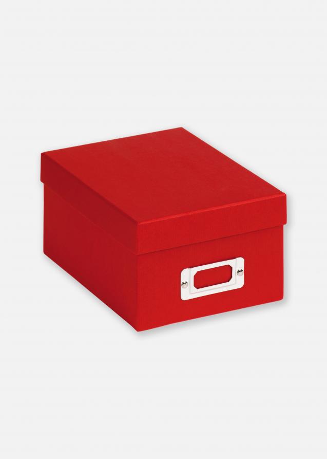 Fun Caixa de arrumação - Vermelho (Para 700 fotos em formato de 10x15 cm)