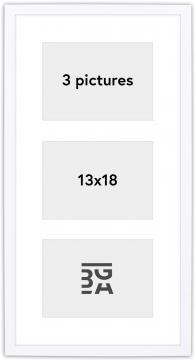 Edsbyn Conjunto de molduras X Branco - 3 Fotografias (13x18 cm)