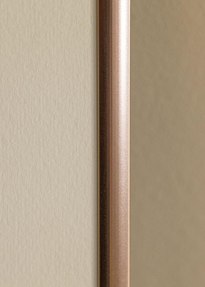 Moldura Scandi Vidro acrlico Ouro rosado 40x60 cm