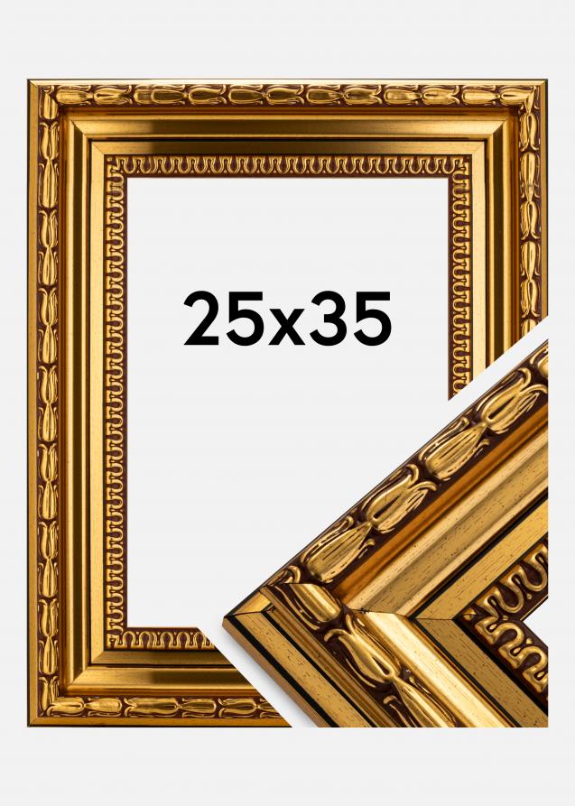 Moldura Birka Premium Dourado 25x35 cm
