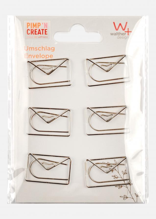 PAC Metálico Paperclip Envelope Silver