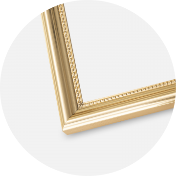 Moldura Gala Vidro acrlico Dourado 42x59,4 cm (A2)