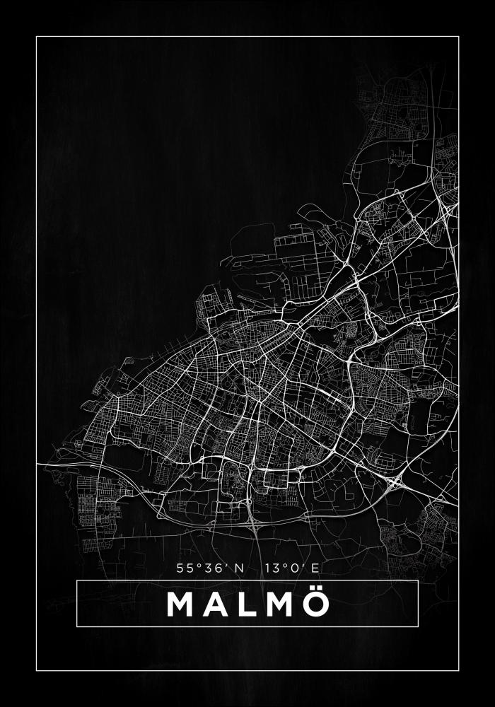 Mapa - Malm - Preto Pster