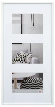 Galeria Conjunto de molduras Branco - 3 Fotografias (10x15 cm)
