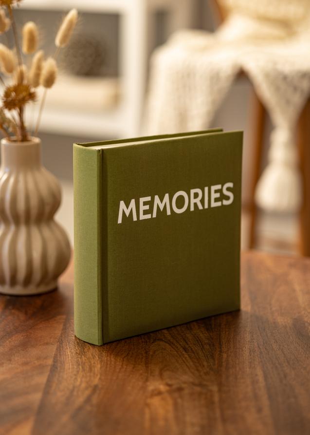 Memories Linen Álbum Verde - 200 Fotografias em formato 10x15 cm