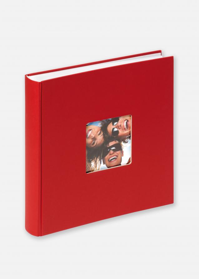Fun Álbum Vermelho - 30x30 cm (100 Páginas brancas / 50 folhas)