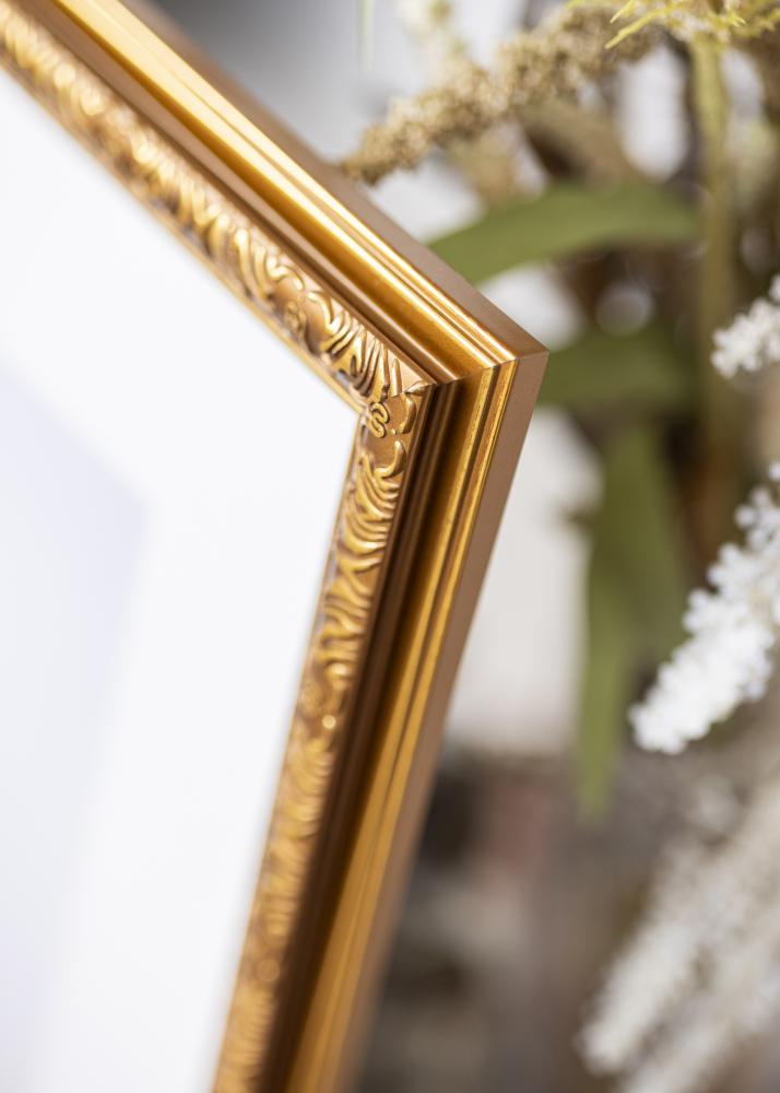 Moldura Swirl Vidro acrlico Dourado 21x29,7 cm (A4)