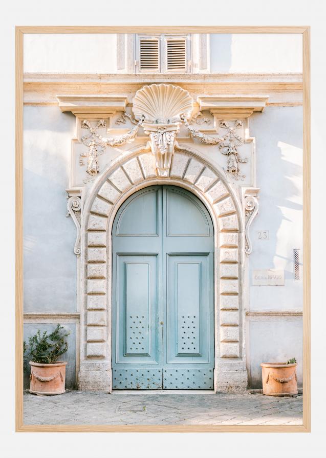 Blue Rome Door Póster