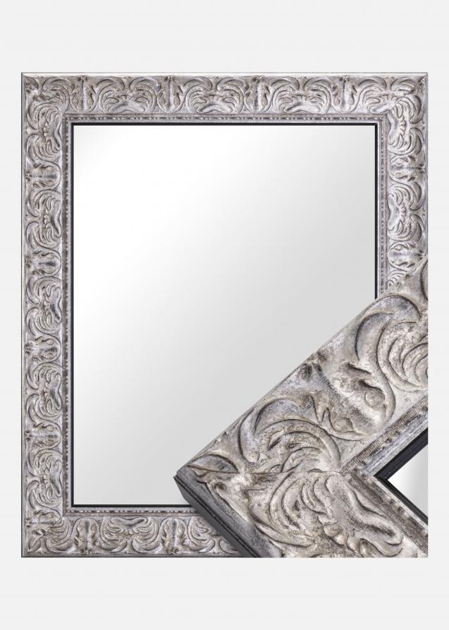 Espelho Durham Prateado - Tamanho personalizável