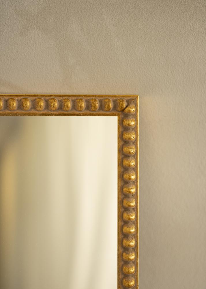 Espelho Sylvia Dourado - Tamanho personalizvel
