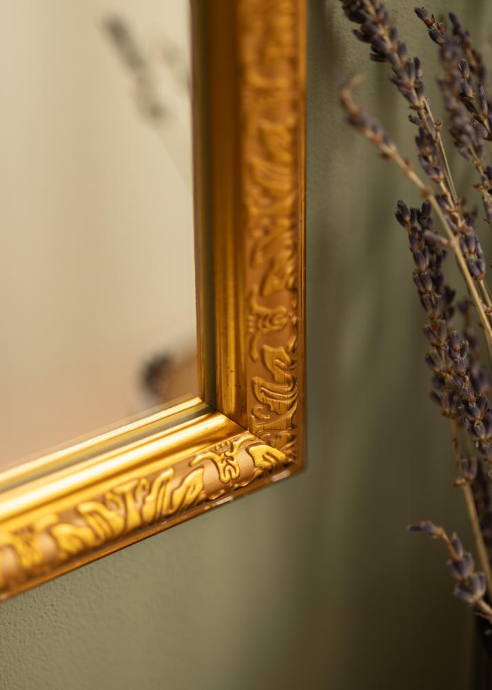 Espelho Nostalgia Dourado 35x50 cm