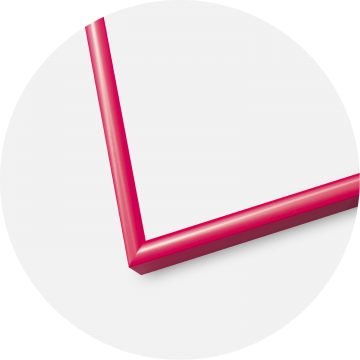 Moldura New Lifestyle Hot Pink 70x100 cm - Passe-partout Branco 59,4x84 cm (A1)