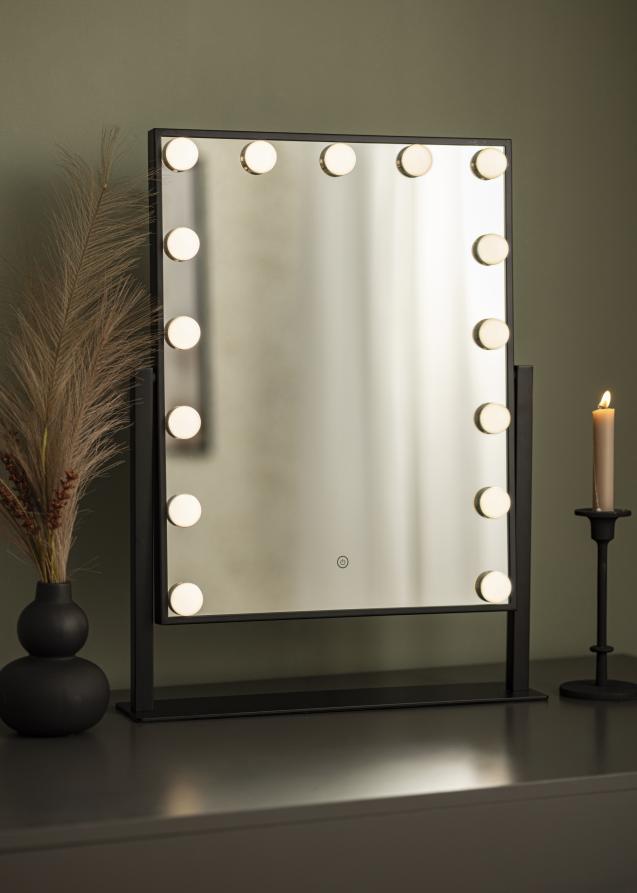 KAILA Espelho para toucador VI Preto- 46x60 cm