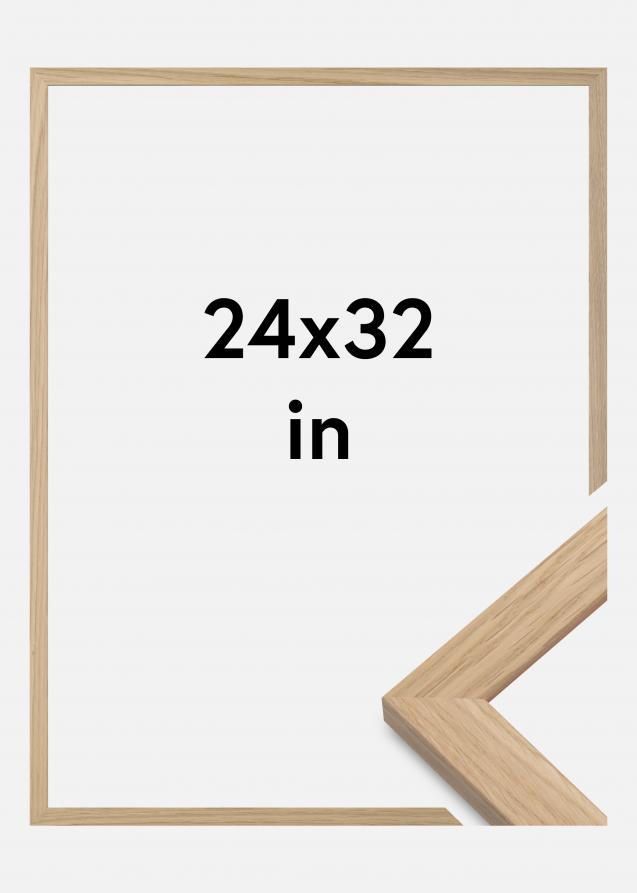 Moldura Oak Wood Vidro acrílico 24x32 inches (60,96x81,28 cm)