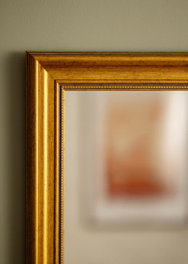 Espelho Rokoko Dourado 80x80 cm