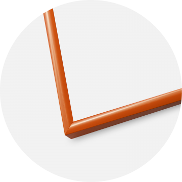 Moldura New Lifestyle Cor de laranja 70x100 cm - Passe-partout Branco 59,4x84 cm
