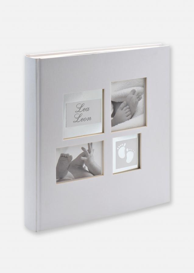 Little Foot Álbum Branco acinzentado - 28x30,5 cm (60 Páginas brancas)