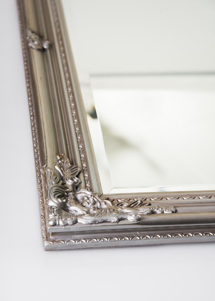 Espelho Antique Prateado 50x70 cm