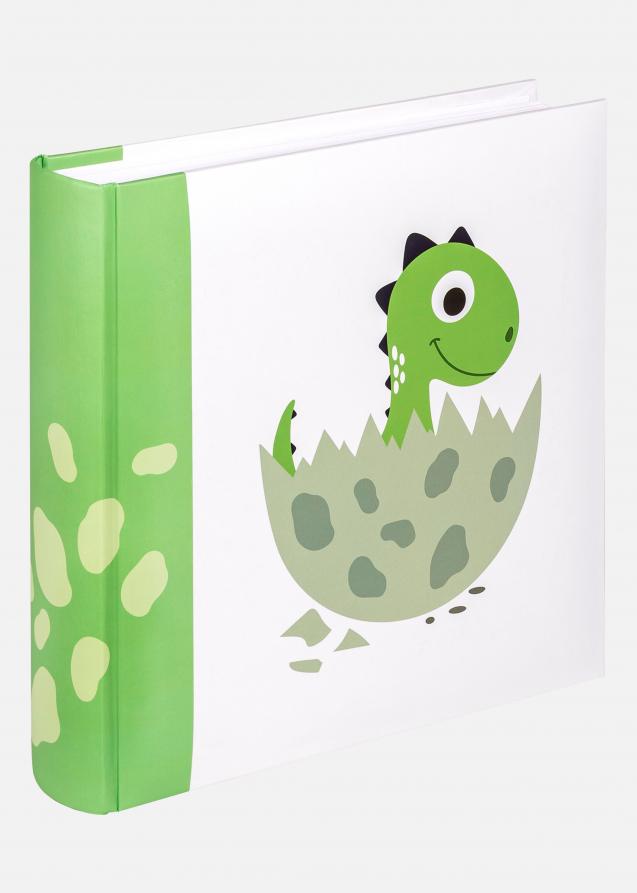 Little Dino Álbum de bebé Verde - 22,5x24 cm (80 Páginas brancas / 40 folhas)