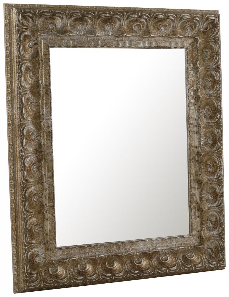 Espelho Skokloster Prateado - Tamanho personalizvel