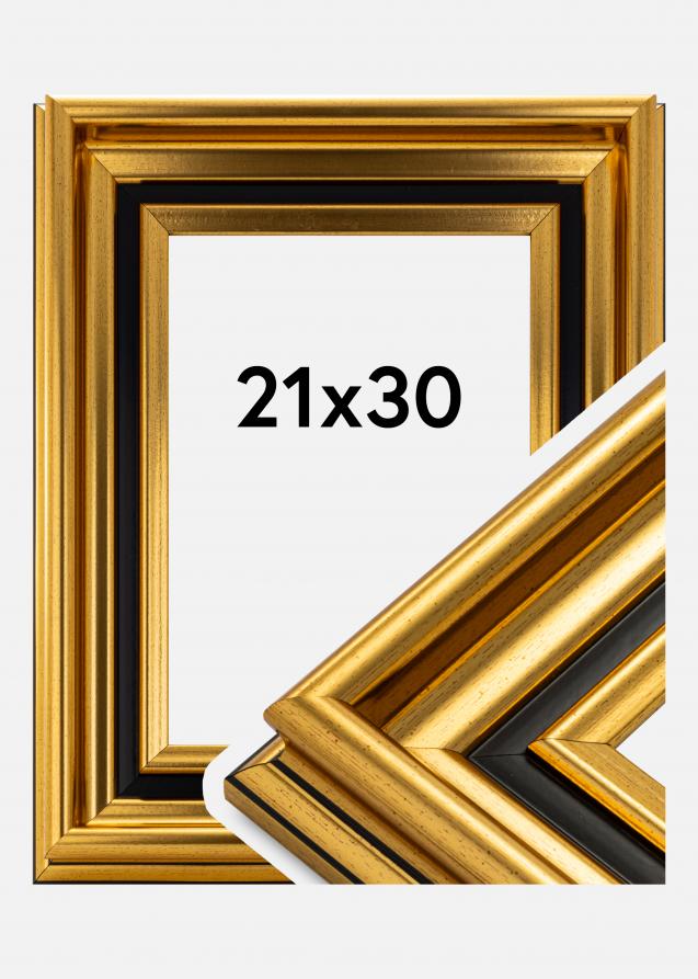 Moldura Gysinge Premium Dourado 21x30 cm