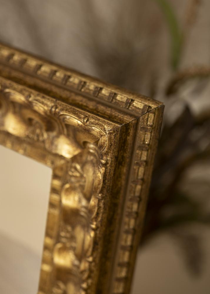 Espelho Skokloster Dourado - Tamanho personalizvel