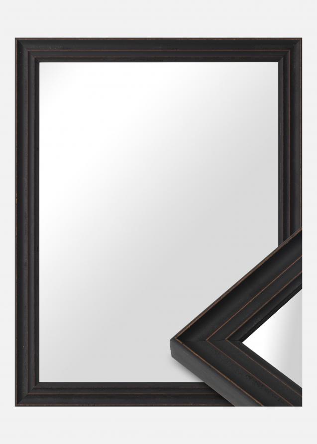 Espelho Heby Preto - Tamanho personalizável