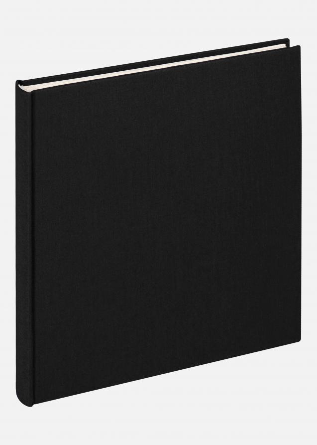 Cloth Álbum Preto - 22,5x24 cm (40 Páginas brancas / 20 folhas)