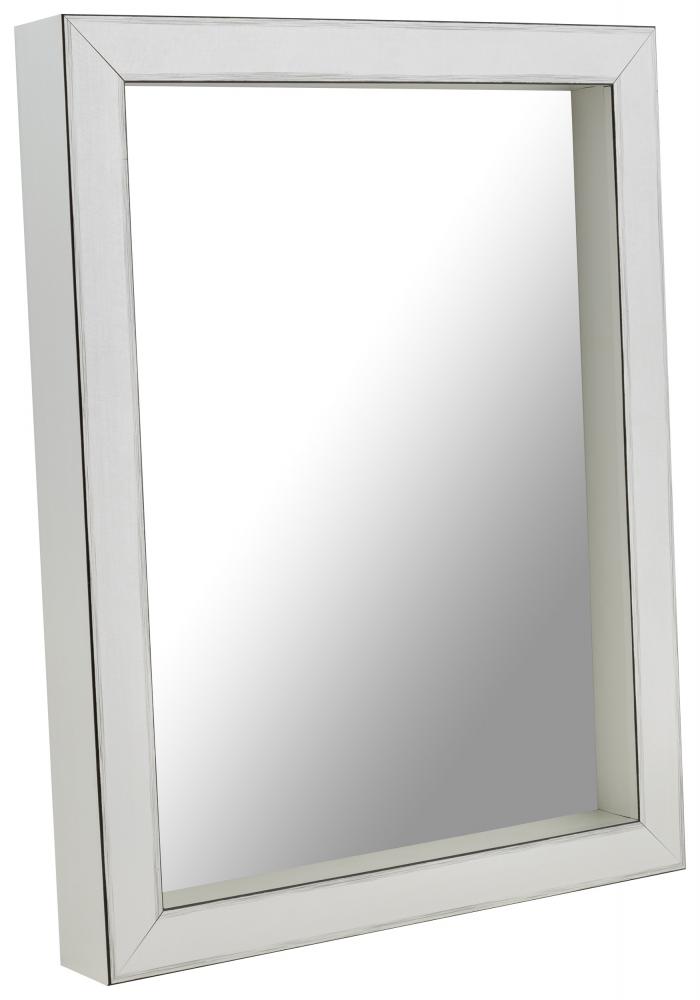 Espelho Ullvi Prateado - Tamanho personalizvel