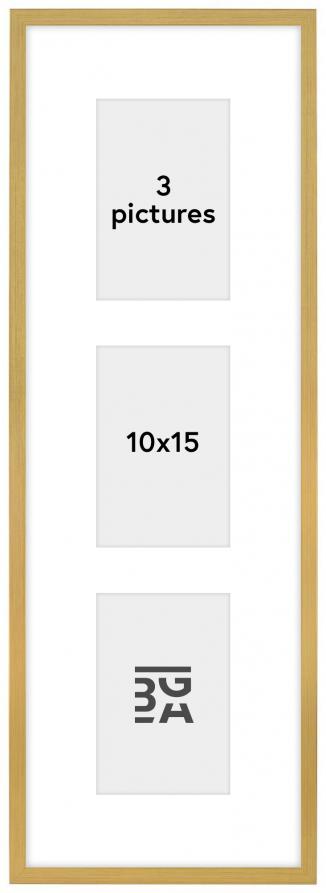 Edsbyn Conjunto de molduras IV Dourado - 3 Fotografias (10x15 cm)