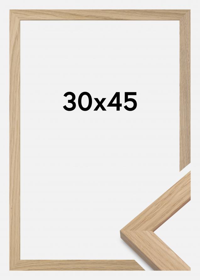 Moldura Oak Wood Vidro acrílico 30x45 cm