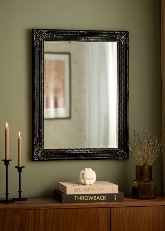 Espelho Antique Preto 50x70 cm