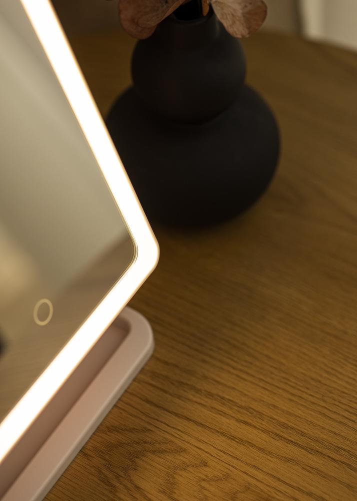 KAILA Espelho para toucador LED un.rip com coluna Bluetooth Branco 18x30 cm