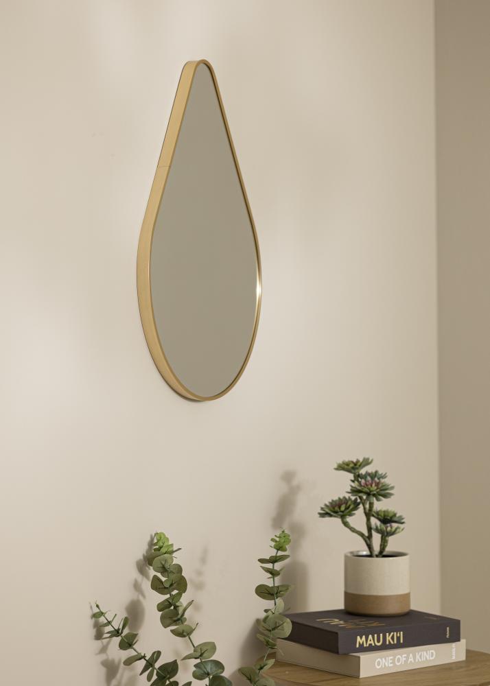 Espelho Water Drop Dourado 50x70 cm